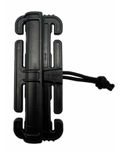 Duraflex Quick Attach Split Bar Quick Release Buckle Tubes V2 - Double Slot Black