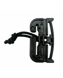 Duraflex Quick Attach Split Bar Quick Release Buckle / Tubes V2 - Single Slot Black Male ONLY