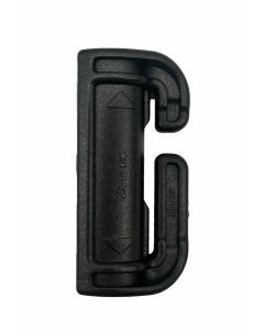 Duraflex Quick Attach Split Bar Quick Release Buckle / Tubes V2 - Single Slot Black female ONLY