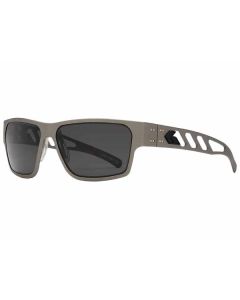 GATORZ-DELTA-GUNMETAL-WITH-BLACK-LOGO-ANGLED-FRONT-VIEW 