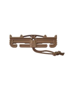 Duraflex Quick Attach Split Bar Quick Release Buckle / Tubes V2 - Double Slot Male Only (Coyote Brown IR)