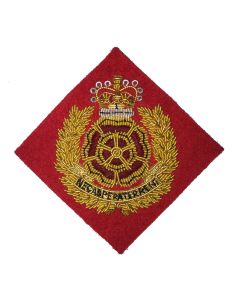 The Duke of Lancaster's Regiment Wire Embroided Officers Cap / Beret Badge
