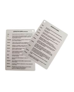 A6 - Printed EFFECTS Plastic Battle Slate Card (Double Sided)