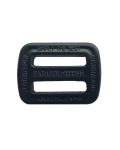 AustriAlpin 25mm / 1" - 2 slot buckle / Triglide - Black ( FC06B-K ) 