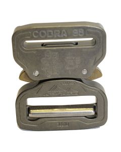 AustriAlpin 38mm / 1.5" Hard Coat Cobra Buckle - Male Adjustable Female Fixed FC38HVF
