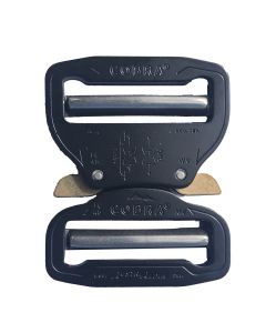 AustriAlpin 45mm 1.75" Black Cobra Buckle Male + Female Adjustable XL Clips FC45KVV-XL 