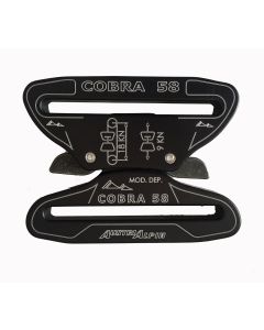 AustriAlpin Cobra 58mm Black Buckle XL Black Ears Male + Female Fixed FC58MFF-XB