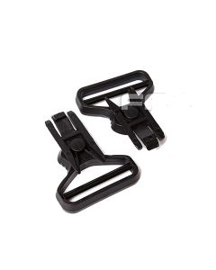 Tactical Helmet Rail Black Goggle Swivel Clips 36mm / 1.5"