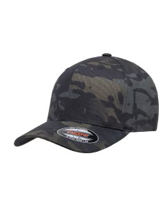 Official Flexfit Crye Multicam Black Cap front