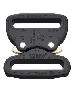 AustriAlpin 45mm / 1.75" Pro Style ANSI Cobra Black Buckle - FX45KFF
