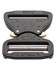 AustriAlpin Cobra Pro Style 50mm ( 2" ) Black Buckle FY50KVF