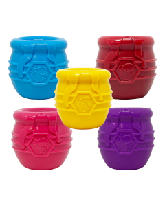 all-five-sodapup-honey-pots-dog-feeding-toy