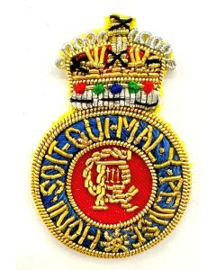 Kings-Crown-household-cav-beret-badge-wire-embroidered