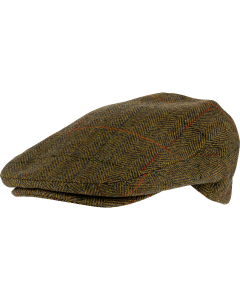 Wool-Blend-Flat-Cap-Tweed-Brown-Main