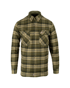 Jack Pyke Bleasdale Heavy Flannel Shirt – Green Brushed Cotton Country Shirt