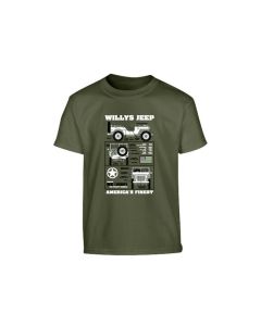 Kids Willie's Jeep T-shirt 