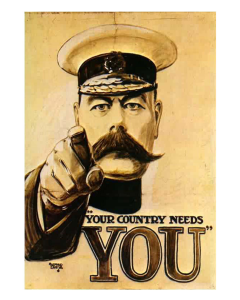 Kitchener Recruiting Poster WW1