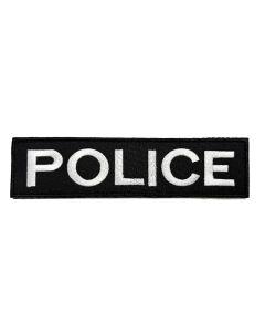 POLICE Patch – Large Velcro Backed Identification Badge (20cm x 5cm) - **Restricted Purchase 