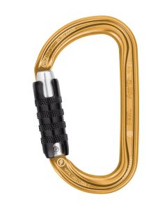 AM'D-Triact-Lock-Petzl-Carabiner-Gold-Triple-Lock