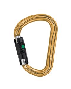 Petzl-Carabiner-WILLIAM BALL-LOCK-Gold