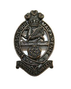 Issue PWRR Officer & OR's Bronze Cap / Beret Badge