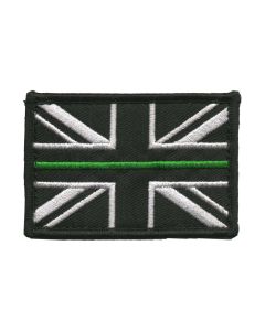 Police Service Northern Ireland 'Thin GREEN Line' embroidered Union Flag patch