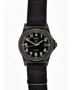 MWC G10LM European Pattern Military Watch in Covert Non Reflective Black PVD Steel