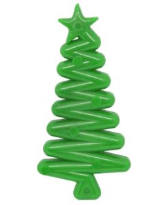 SodaPup Christmas Tree Ultra Durable Nylon Dog Chew Toy for Aggressive Chewers - Green