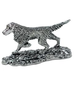 Pewter-M-Figurine-Setter-Front-View