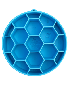 sodapup-enrichment-slow-feeder-ebowl-with-blue-honeycomb-design