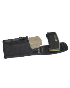 UKOM Black - Triple 30 Round 5.56mm Magazine PLCE Ammo Pouch