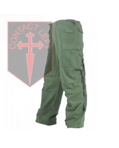 Highlander Rip-Stop M65 Cargo Pants (Combat Trousers) Green