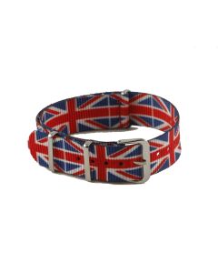 Union Jack Colours NATO G10 Nylon Military Watch Strap