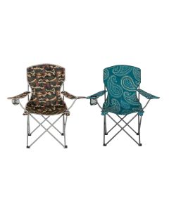 Highlander Stirling Camping Chair - Foldable, Pack-Away Camp Chair