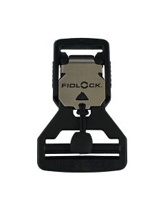 Fidlock V-Buckle 25SB/40 LL+ Pull Tab — Black - V-12201-001022(BLK)PB