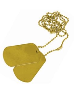 Dog Tags Gold