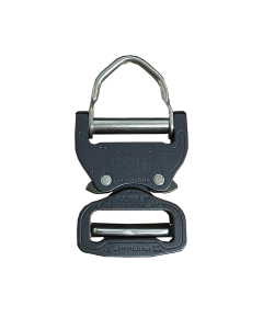 AustriAlpin ANSI D Ring Cobra 38mm Buckle (Matt Black) FX38MVD-B