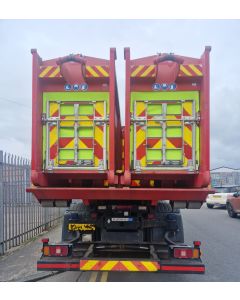 UKOM Fire Truck Mesh Rear Cover (High Viz)