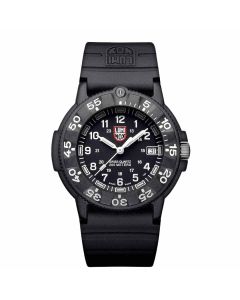 Luminox-Original-Navyseal-3000-Series-Mens-Black-White-Dial-Front-View