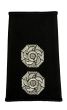 UK Watch Manager Rank Epaulettes – (Silver Embroidery on Black)