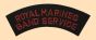 Royal Marine Band Service Shoulder Titles (pair)