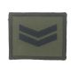 Velcro Olive Green Rank Patch ( Commando Style / Airborne Style ) All ranks - 5cm x 7cm