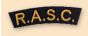 Royal Army Service Corps Shoulder Titles (pair)