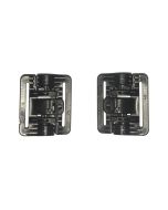Pair of Black ROC 40 - Rapid Open Connector closed
