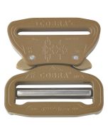 AustriAlpin 45mm 1.75" Buckle Male Adjustable Female Fixed Austrialpin Buckle Coyote Brown Tan