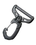 25mm Duraflex Black Ghost Eye Plasti-Metallic Swivel Snap Hook 