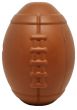 MKB Football Dog Toy - Durable Chew Toy & Treat Dispenser - Large - Brown