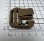 Duraflex Utility 1" / 25mm Side Release Buckle - half buckle to scale