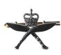 The Royal Gurkha Rifles Chrome Issue Cap / Beret Badge