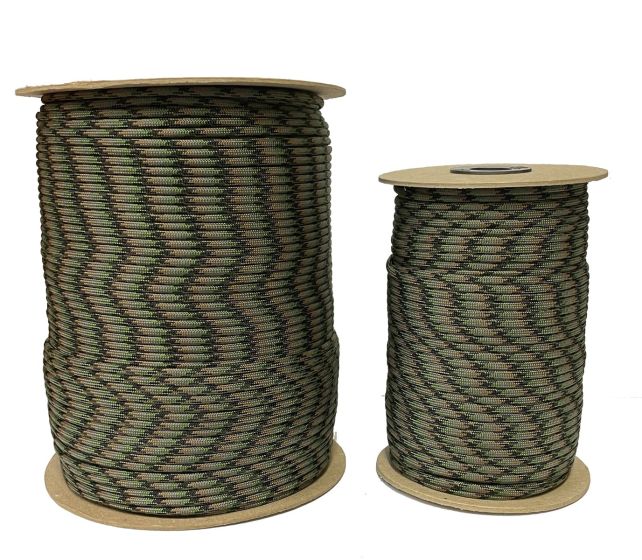 CL Military Type III 550 Paracord (Camouflage Green)